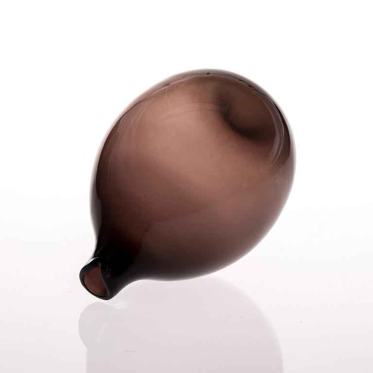 PULLO, lasia, "Lintupullo" signeerattu Timo Sarpaneva, Iittala -57.