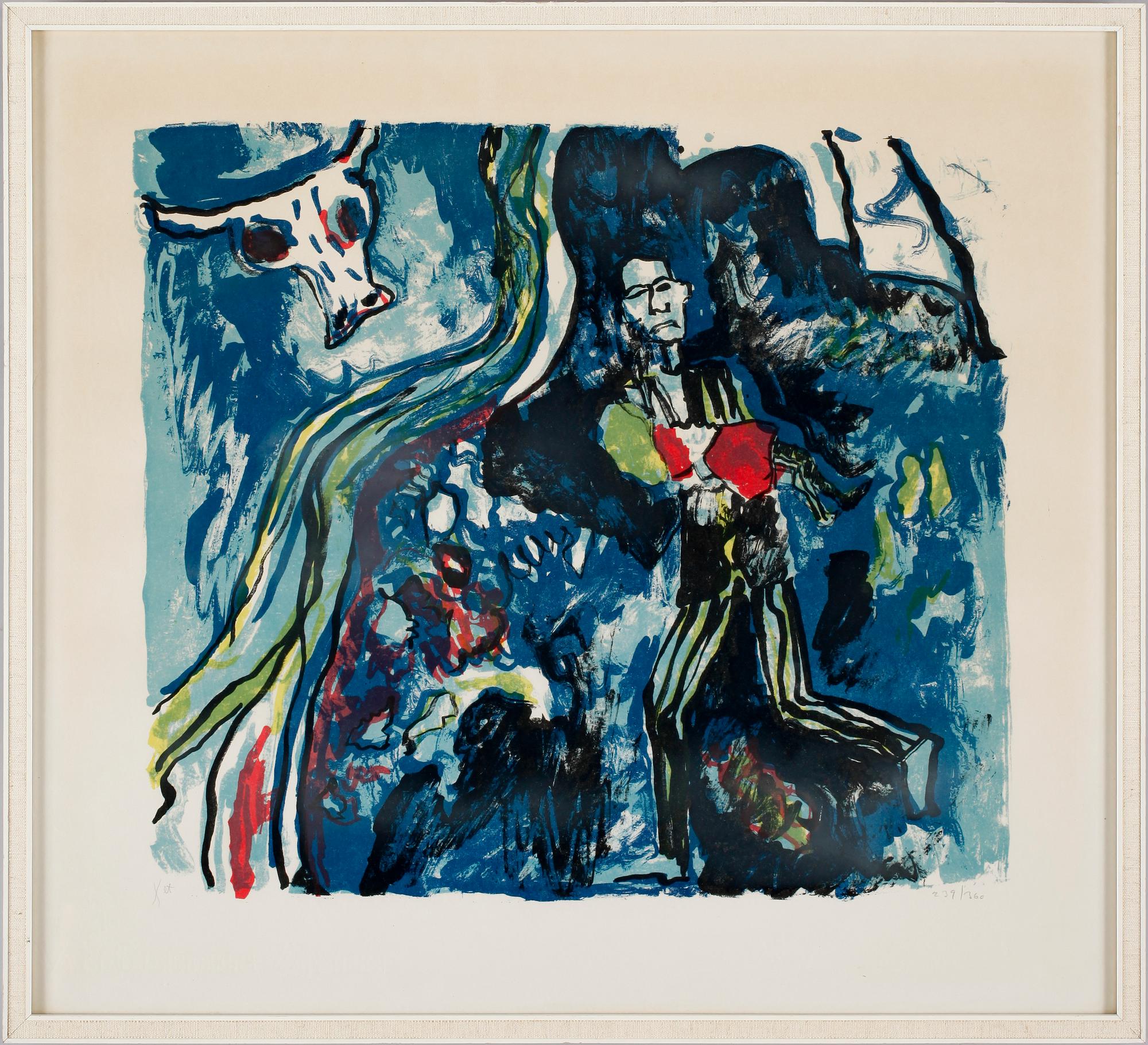 SVEN X:ET ERIXSON, färglitografi, sign o numr 239/360.