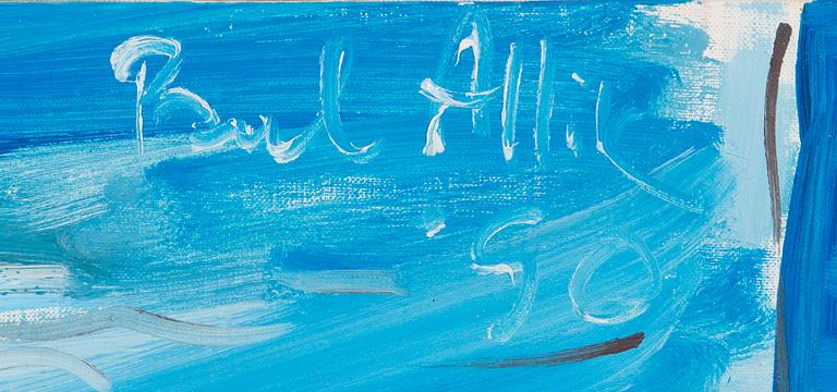 PAUL ALLIK, oil on canvas, signed and dated -90.