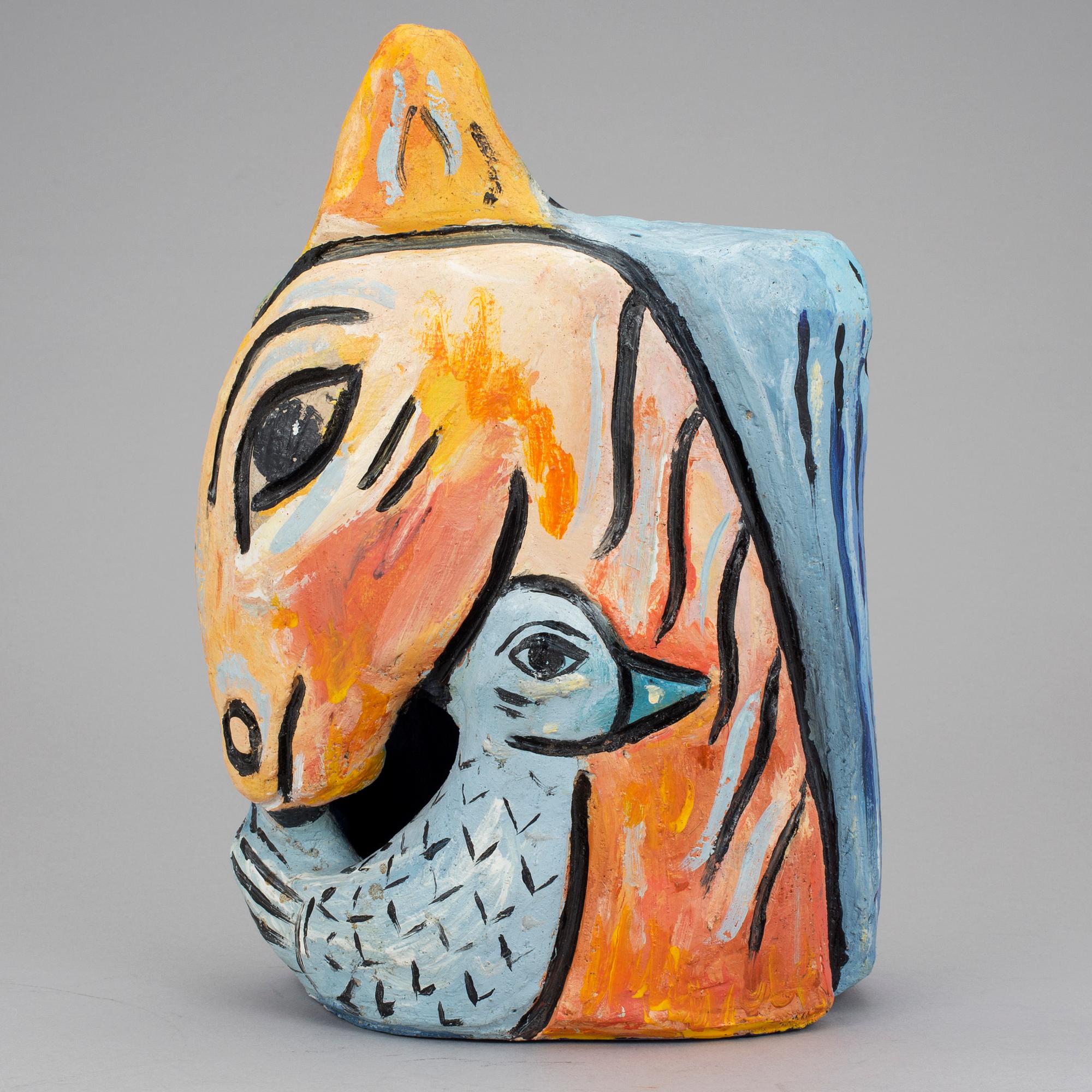 DAGMAR GLEMME, skulptur, signerad.