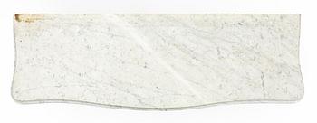 Mirror with console table, Rococo-revival, circa mid-19th century.