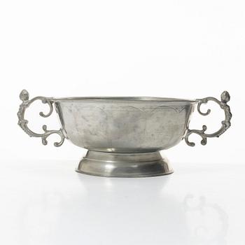 A bowl by Olof Artedius, Jönköping, 1759.
