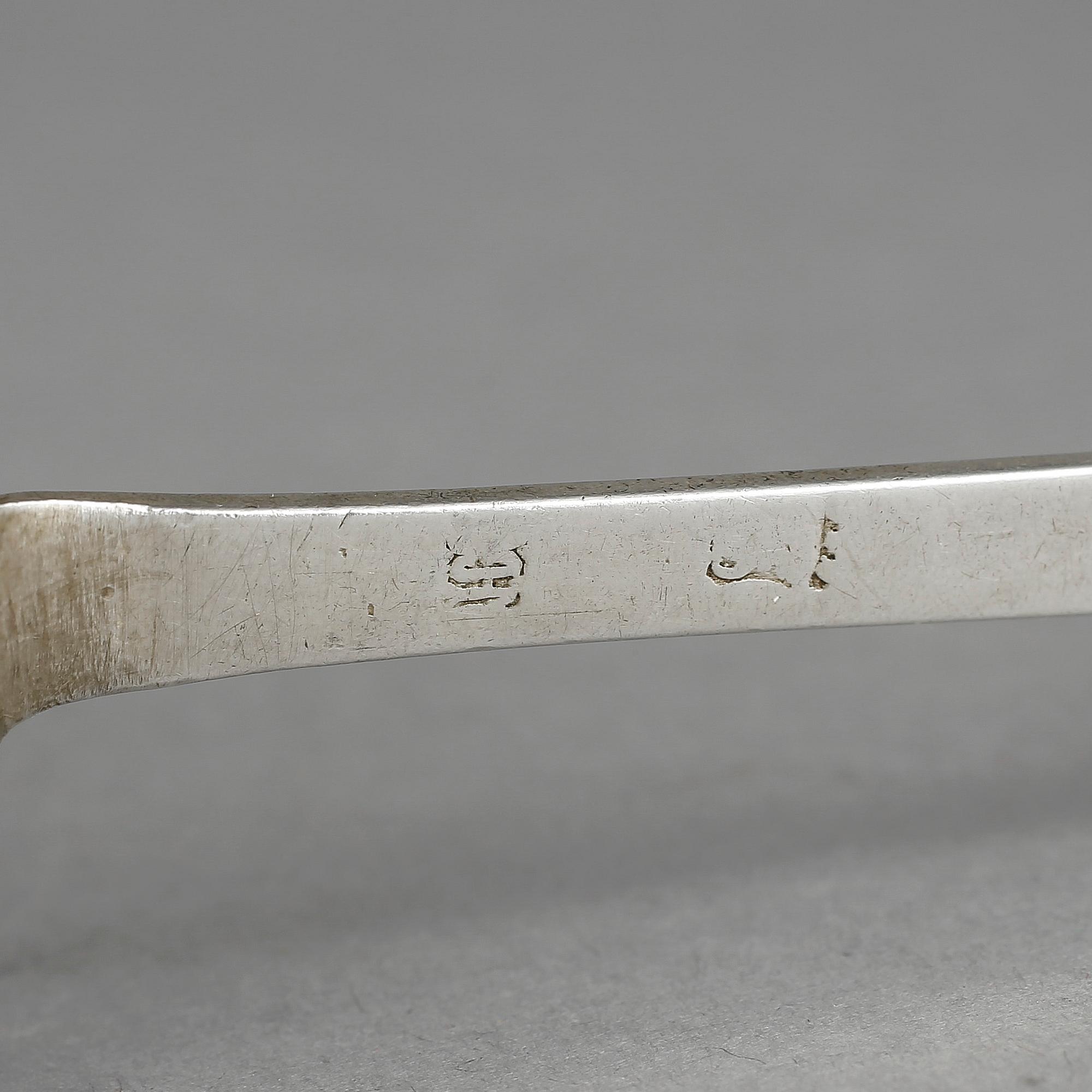 SKED, silver, 1700-talets första hälft. Vikt 41 g.