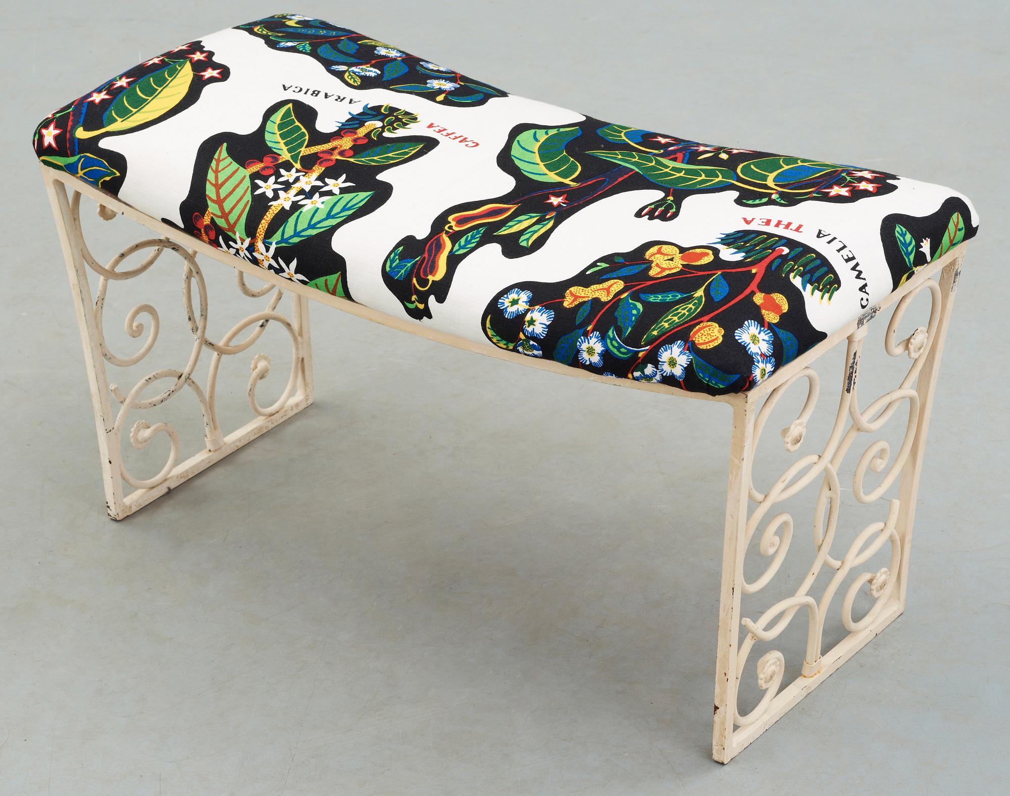 BANKETT, smidesjärn, 1900-talets mitt.