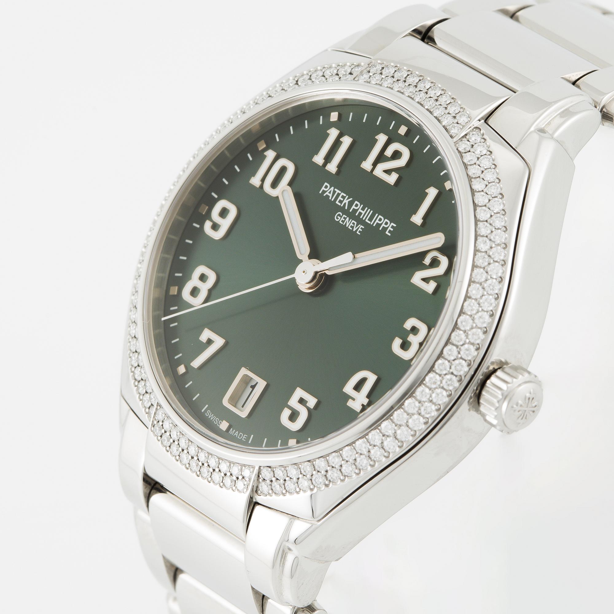 Patek Philippe, Twenty~4, "Green Dial", ca 2022.
