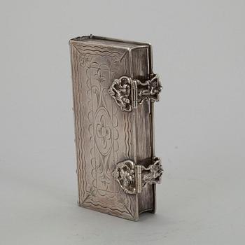 ETUI, silver, sannolikt Mellaneuropa 1800-tal. Vikt 298 g.