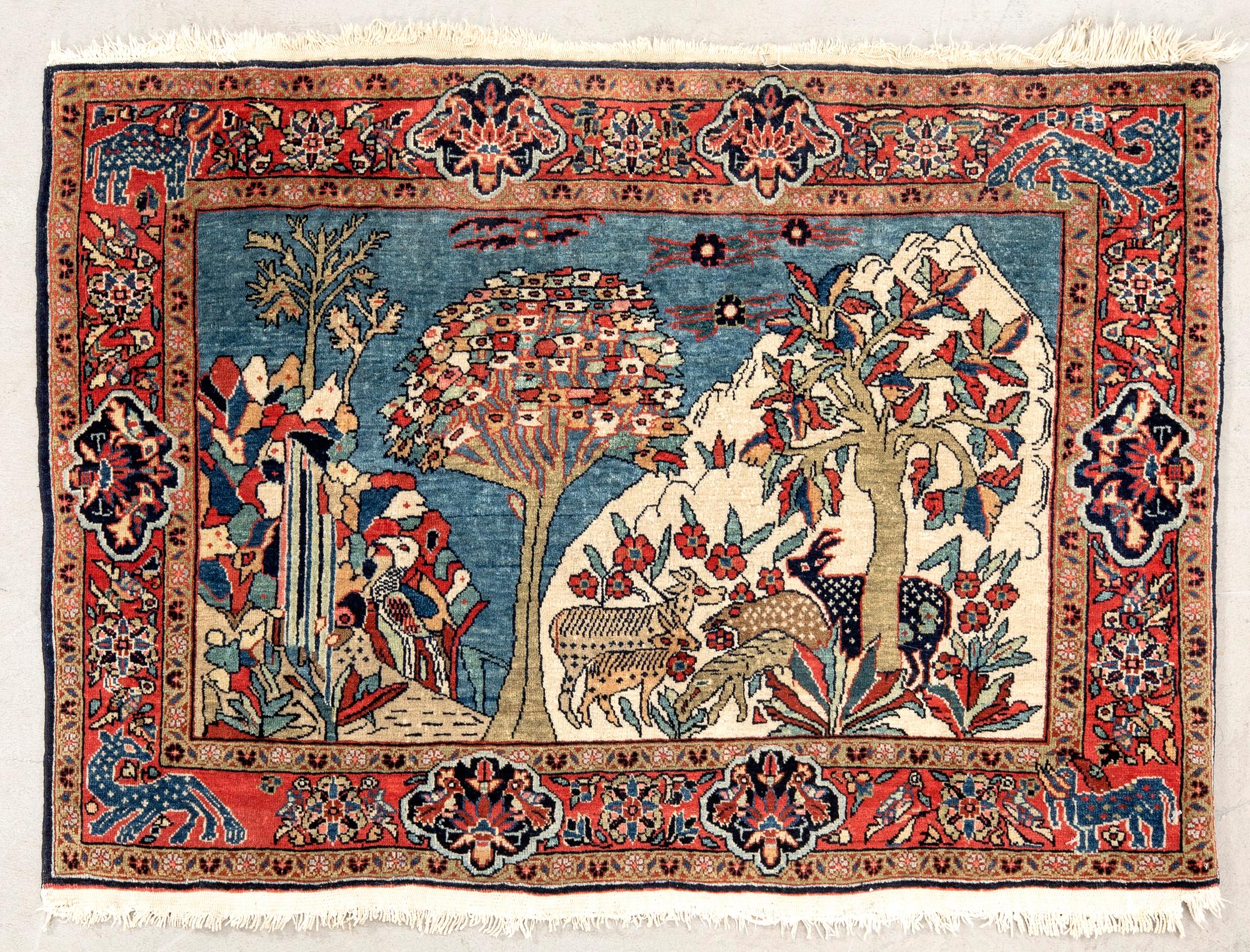 Matta Keshan figural semiantik ca 61x88 cm.