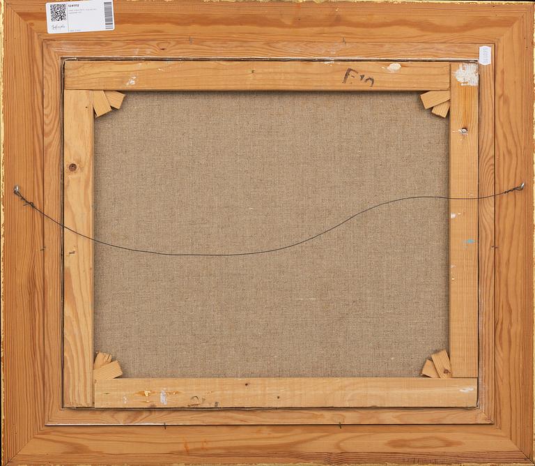 UNO VALLMAN, olja på duk, signerad.