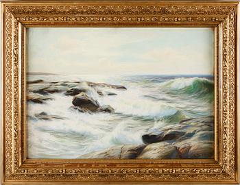 ERIK SÄÄF, pastell, monogramsign och dat 89.