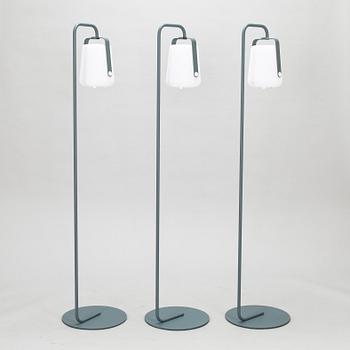 Tristan Lohner, Three 2018 'Balad' lamps and Balad lamp 'upright stand' for Fermob.