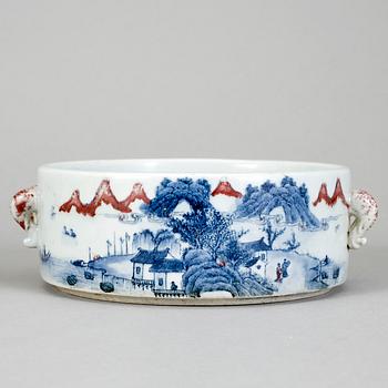 SKÅL, porslin. Kina, 1900-tal.