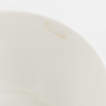 Stig Lindberg, tekoppar med fat, 12 st,   benporslin, "Prunus", Gustavsberg.