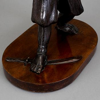 SKULPTUR, brons, Japan, Meiji, omkring 1900.