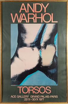 Exhibition poster/offset, Andy Warhol, "Torsos".