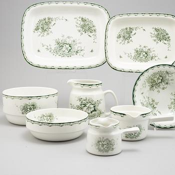 A 45 piece flintware 'Grön Anna',  dinner service, Rörstrand.