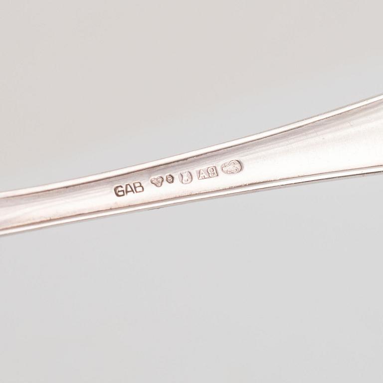 Jacob Ängman, an 82-piece Swedish silver cutlery, model 'Vasa', GAB, Stockholm, including 1955.