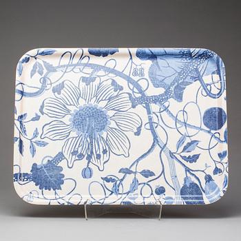 BRICKA SAMT TEHUVA, tyg "La Plata" Firma Svenskt Tenn. Inköpt 1962.