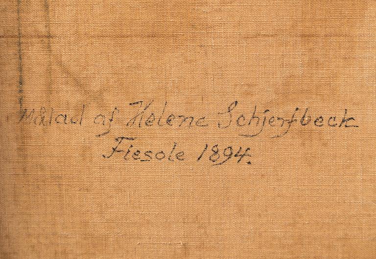 Helene Schjerfbeck, "Cypresser, Fiesole".