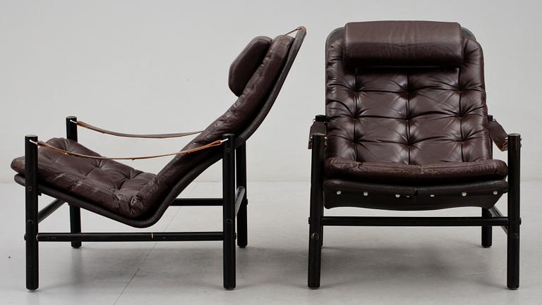 FÅTÖLJER, ett par, "Junker", Bror Boije, DUX.