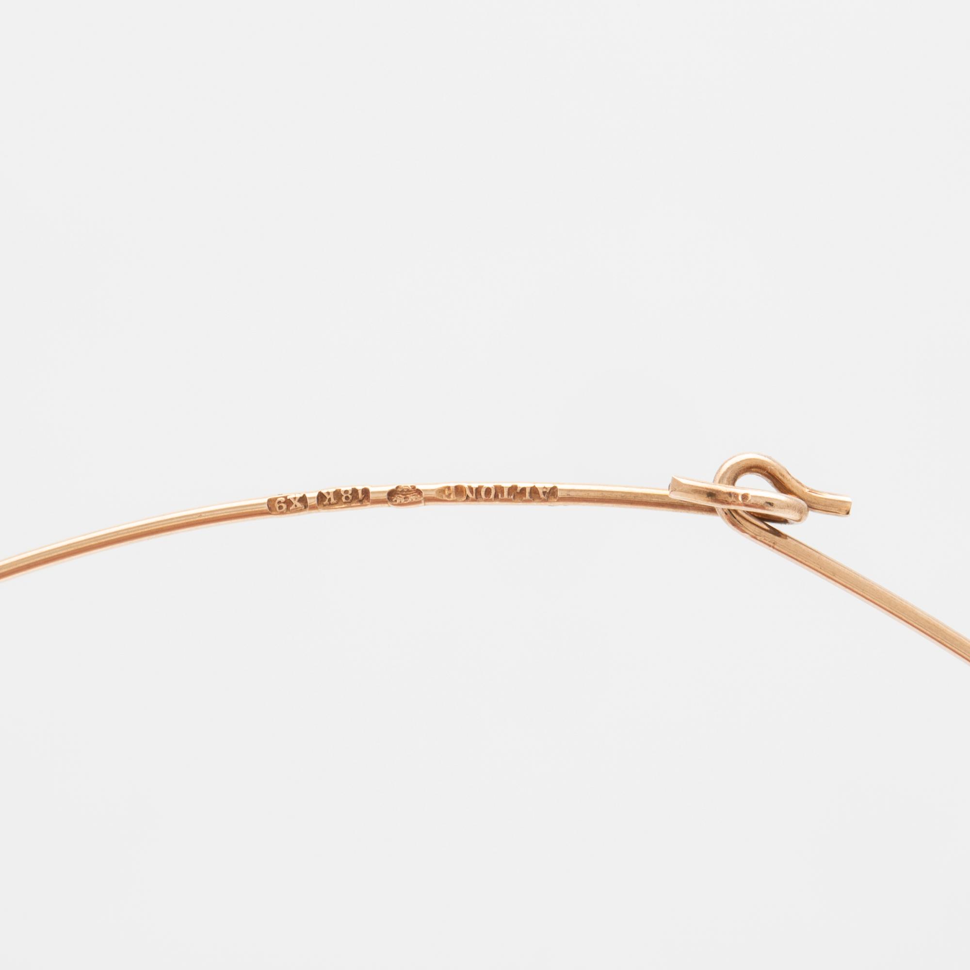 Halsband 18K guld Altona 1972.