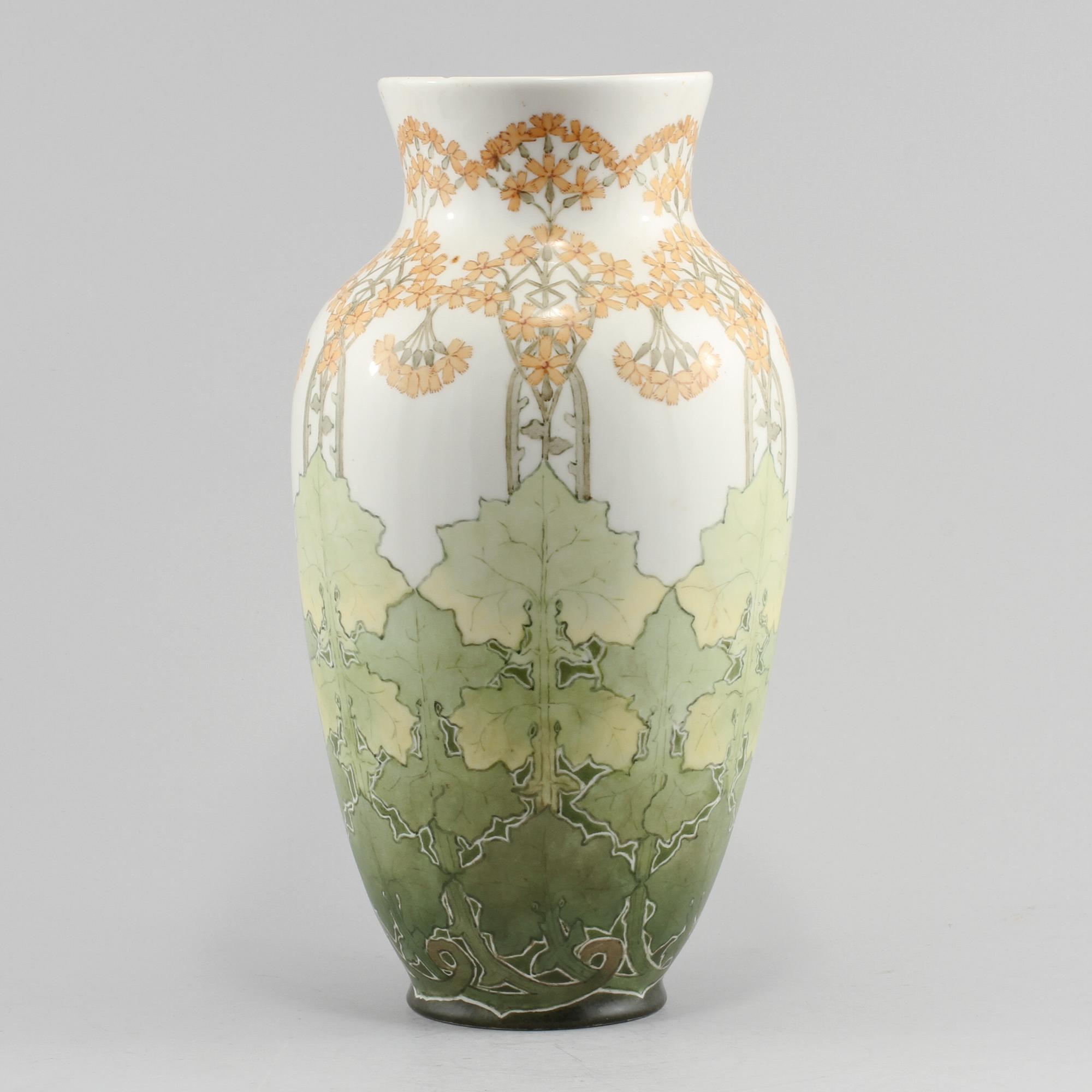 URNA, porslin, Rörstrand, jugend, 1897.