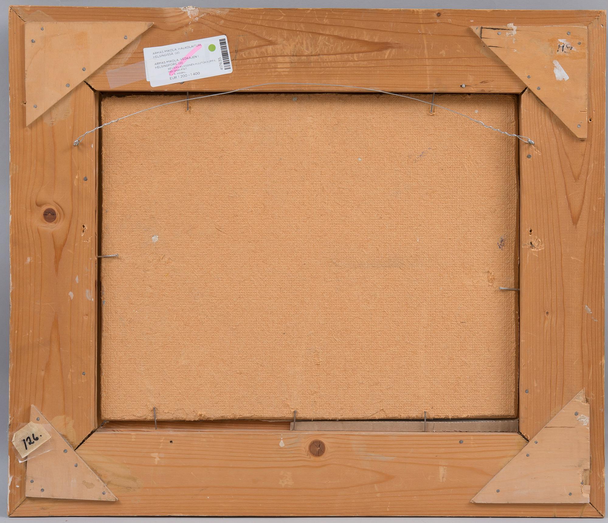 Armas Mikola, HALKOLAITURI IN HELSINKI.