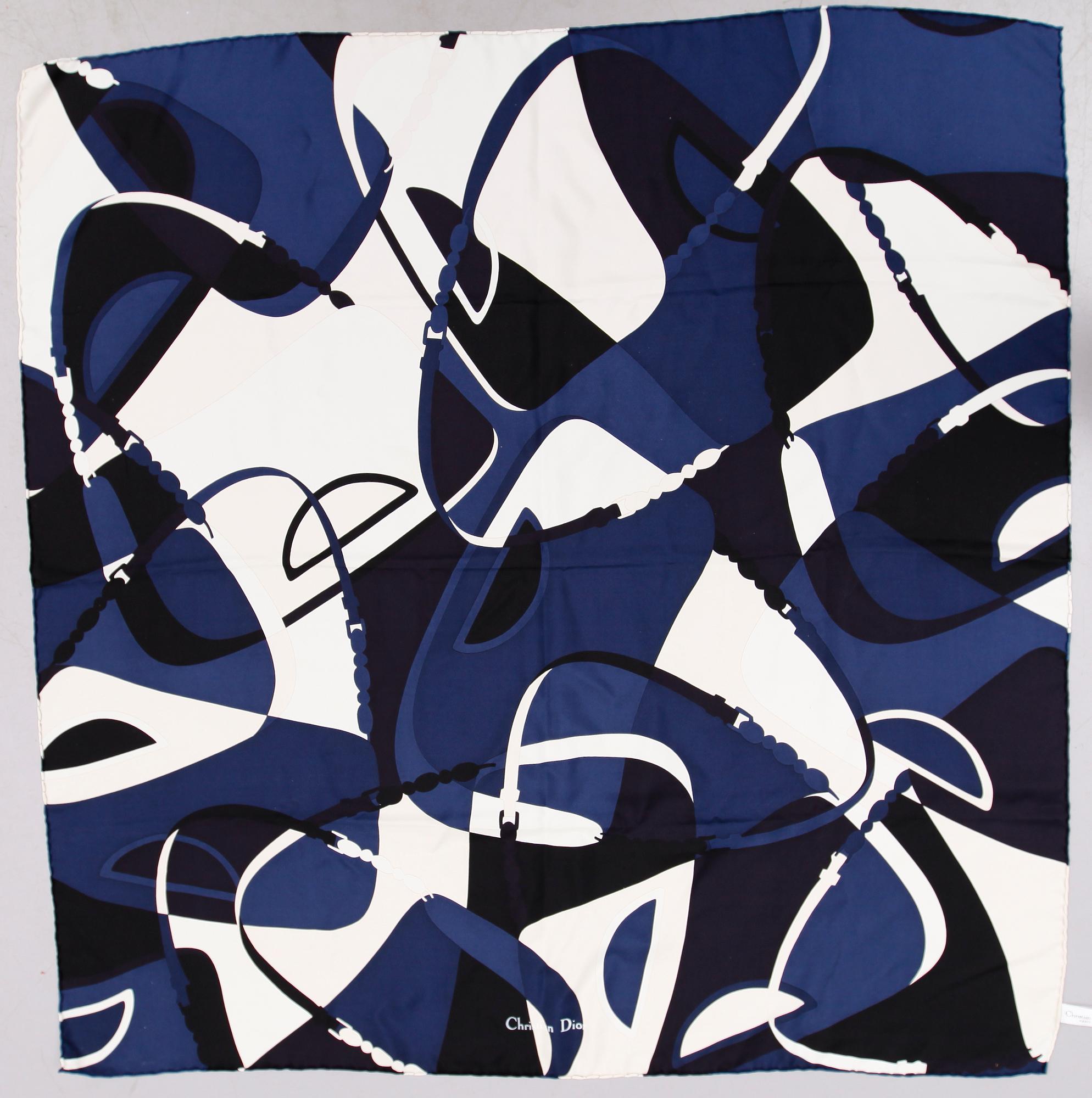 SCARF, siden, Christian Dior.