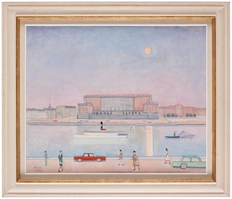 Einar Jolin, Vy över Stockholms Slott.
