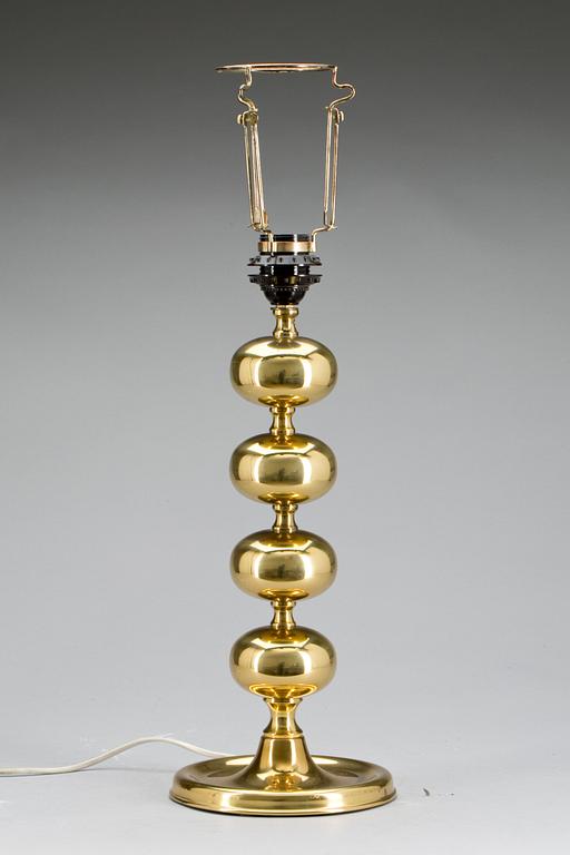 BORDSLAMPA, 1900-talets andra hälft.