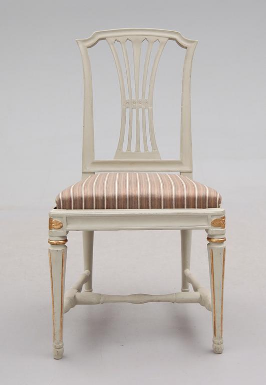 STOL, gustaviansk, Stockholms hallstämpel, 1700-talets slut.