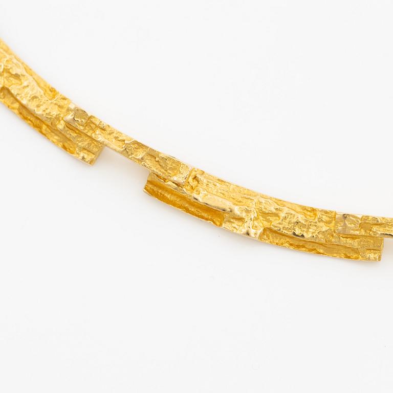 Björn Weckström, collier, 18K guld, för Lapponia, Finland 1991.