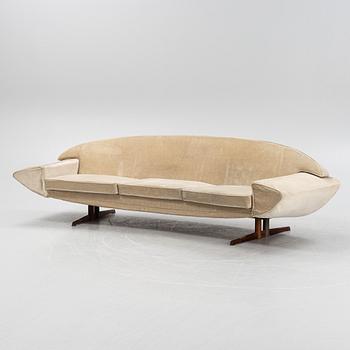 Johannes Andersen, a 'Capri' sofa and easy chair, Trensum, 1960's.