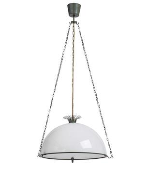 Gunnar Asplund, taklampa, modell "6022", Arvid Böhlmarks Lampfabrik, 1920-50-tal.