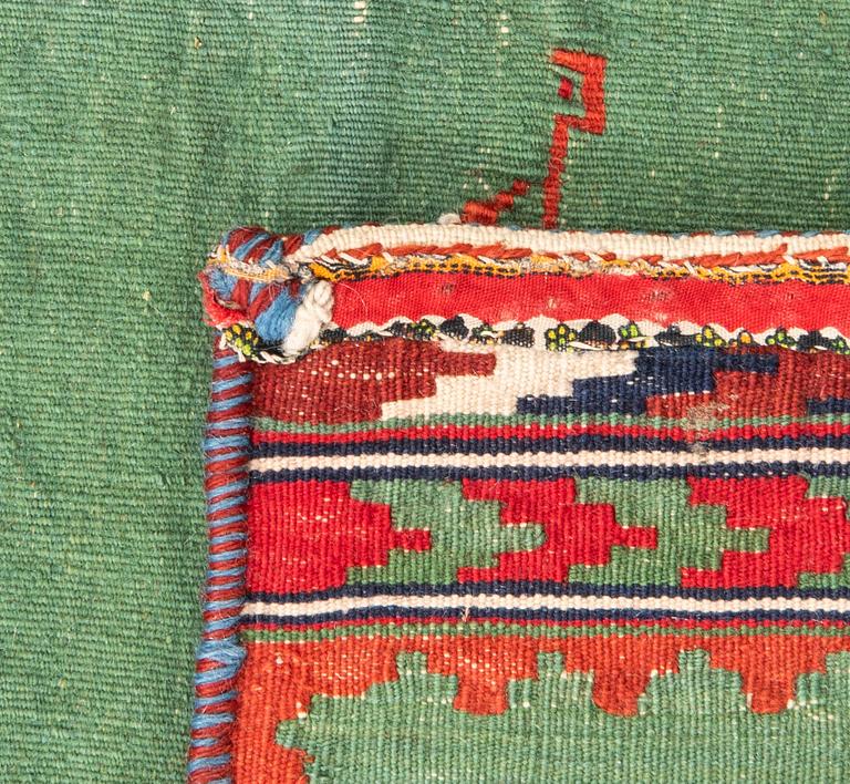 Carpet Kashgai kelim old 59x51 cm.