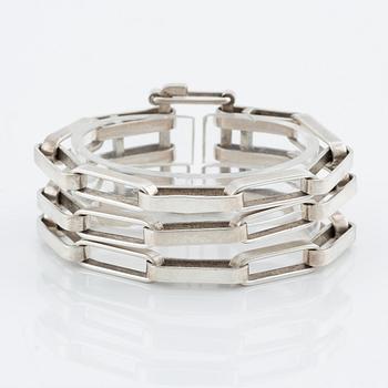 Karl-Ingemar Johansson, bracelet silver, Gothenburg 1973.