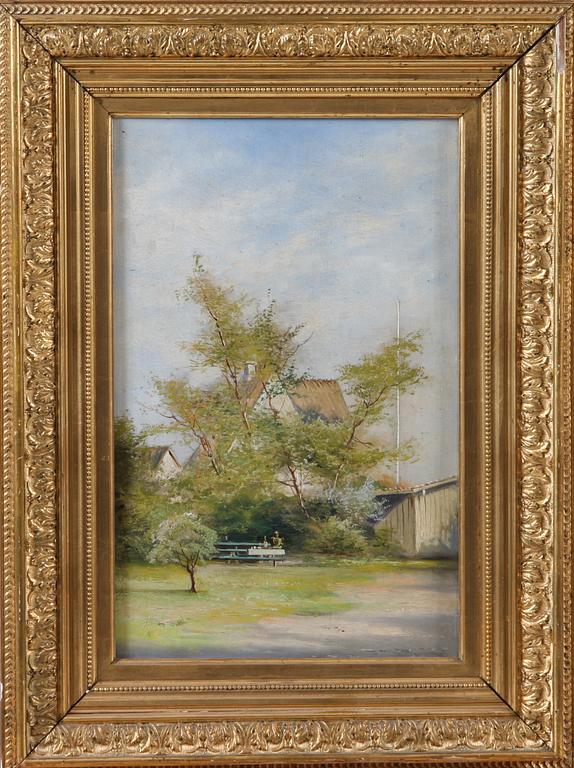 CARL OVE JULIAN LUND, olja på duk, sign o dat 1904.