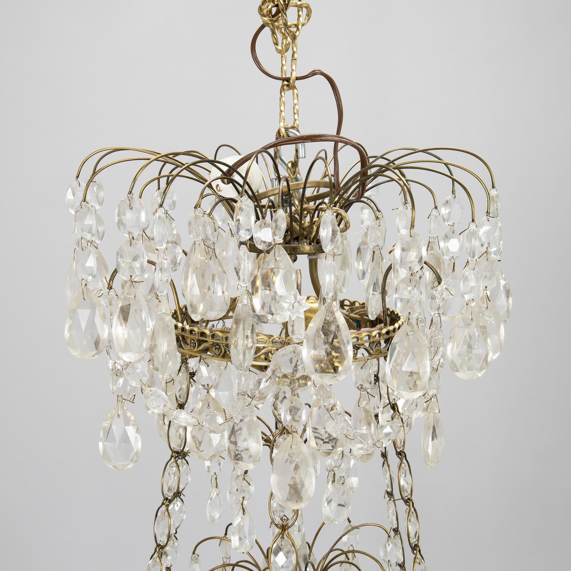 An early 20th century chandelier.