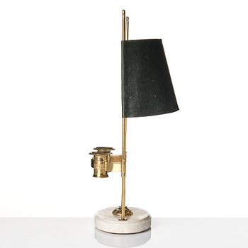 A late Gustavian early 19th century table lamp.