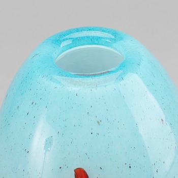 FRANCO MORETTI, a signed glass vase.