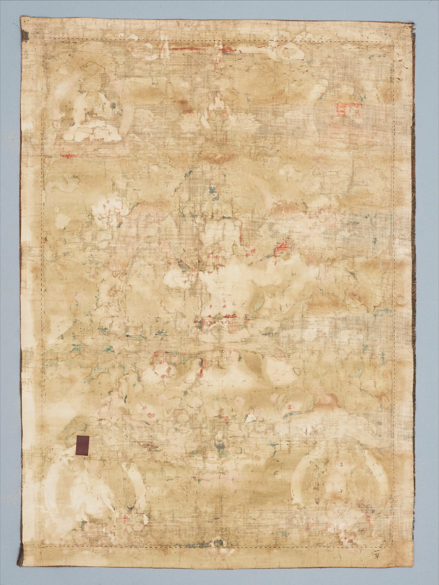 THANGKA, Bon, troligen södra/västra Kina, omkring 1900.