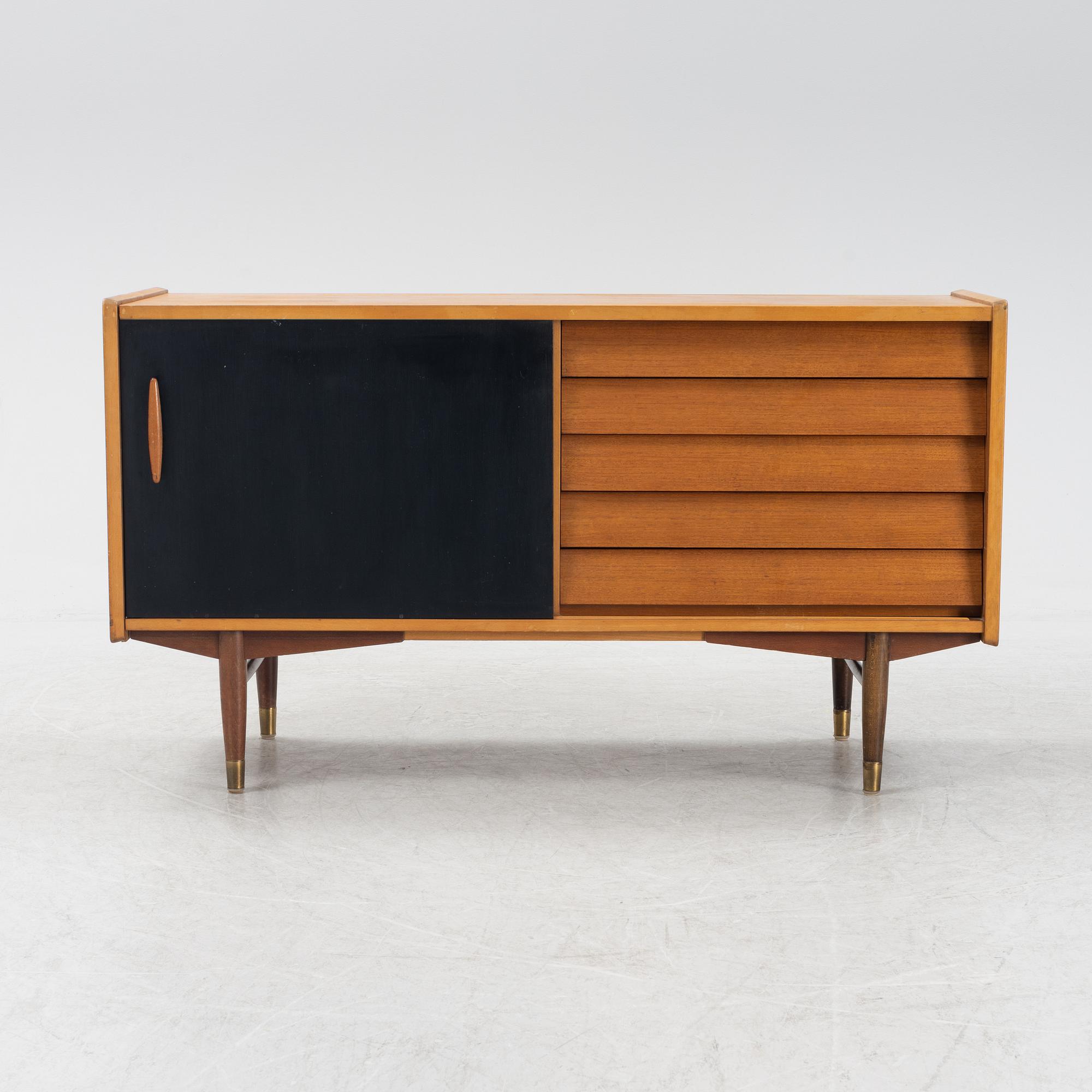 Nils Jonsson, a teak-veneered 'Trio' sideboard from Troeds, Bra Bohag, 1960's.