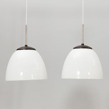 Ceiling lamps, a pair, 20th century.