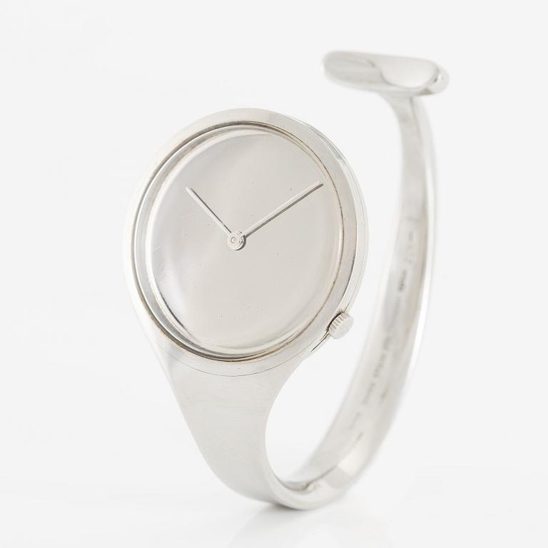 Georg Jensen, "L.U.Chopard & Cie", design Vivianna Torun Bülow-Hübe , armbandsur, 33 mm.