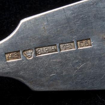 PARTI BESTICK, 29 delar, silver, finska stämplar, 1904-1933. Tot vikt n. 800 g.