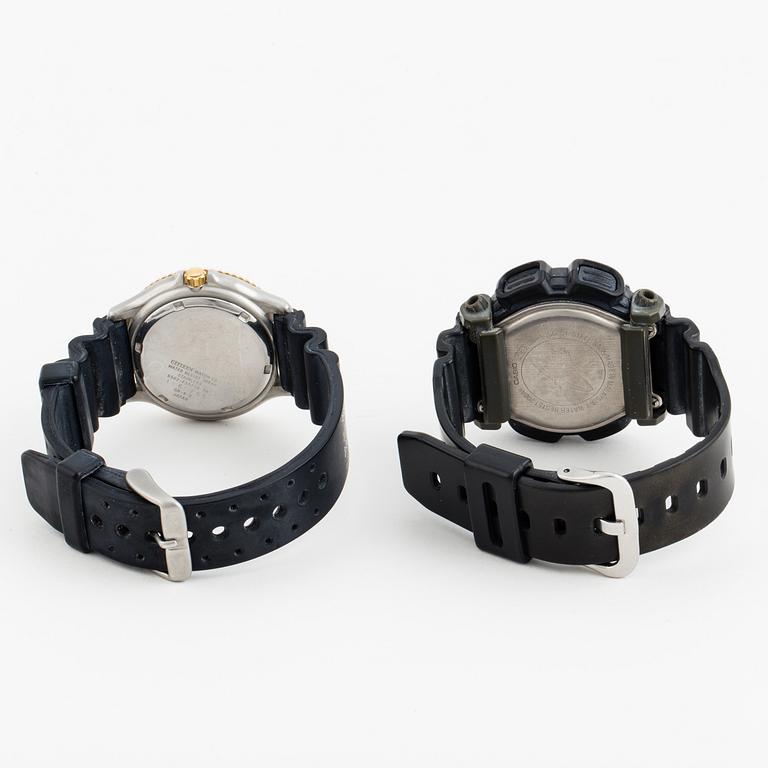 DIVERSE ARMBANDSUR, Citizen / Casio.