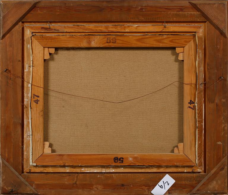 ALEXANDER LANGLET, olja på duk, signerad.