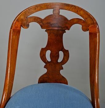 STOLAR, 4 st, S.k. Göteborgsstolar, 1800-talets andra hälft.