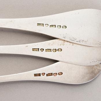 SAMUEL MIKA WESTERLUND, LUSIKOITA, 36 kpl, hopeaa, Porvoo 1903.