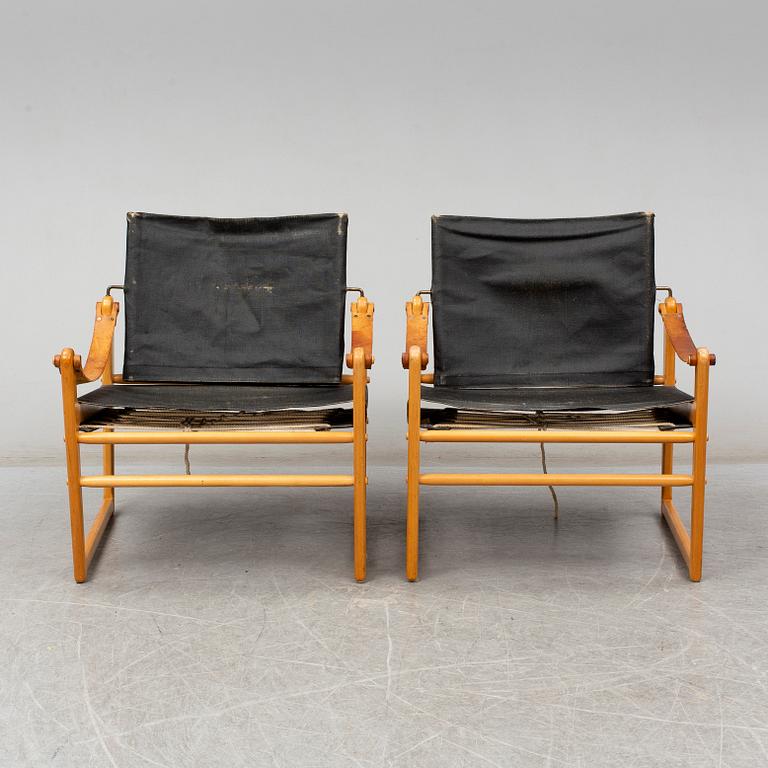 A pair of 'Cikada' easy chairs by Bengt Ruda, IKEA.