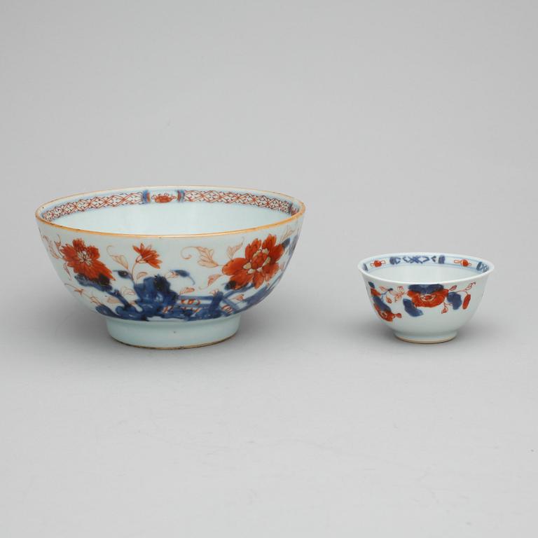 PARTI PORSLIN, 2+1 delar, porslin, Kina, 1700/1800-tal.